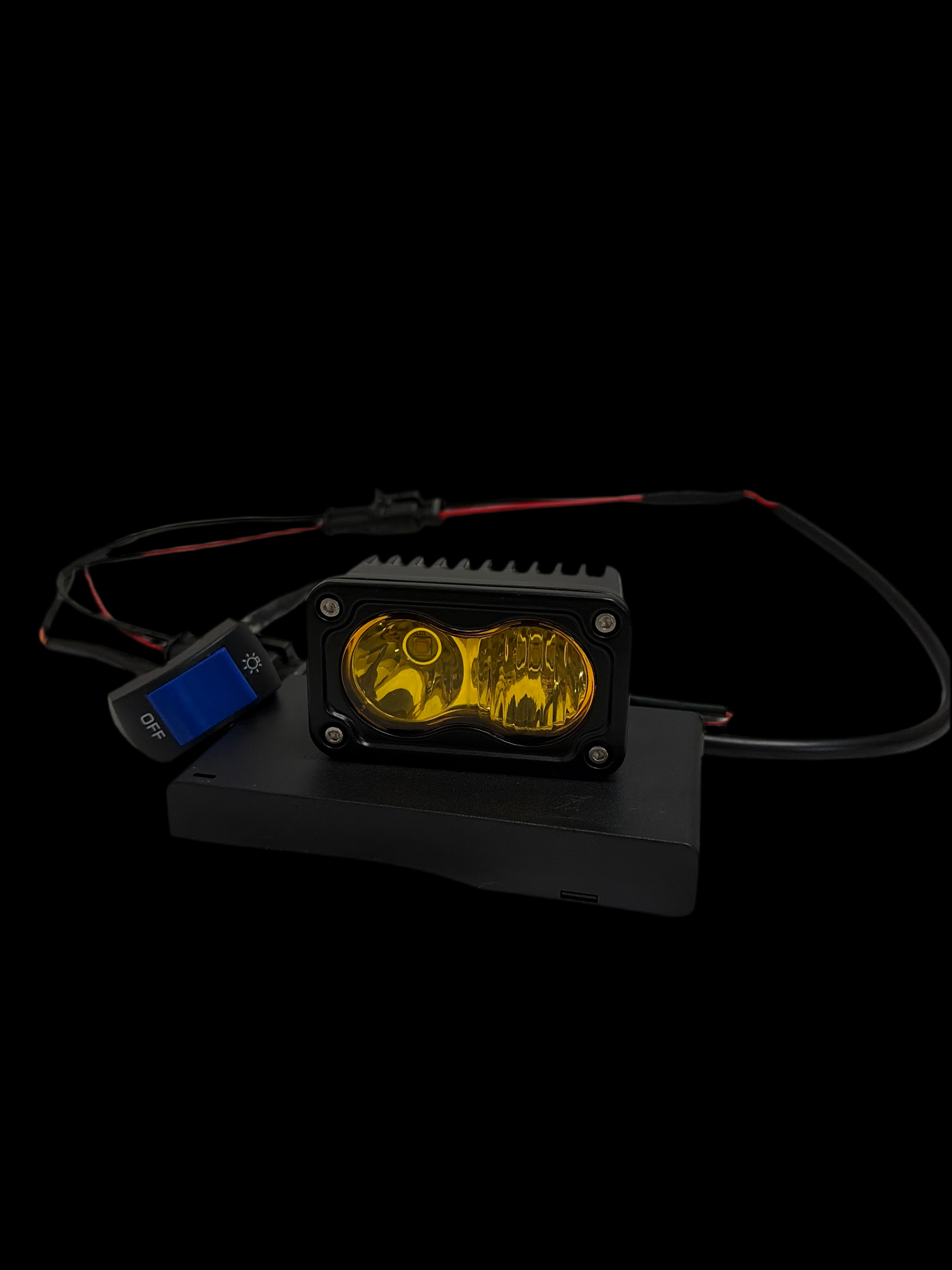 Battery powered Baja light for all bikes