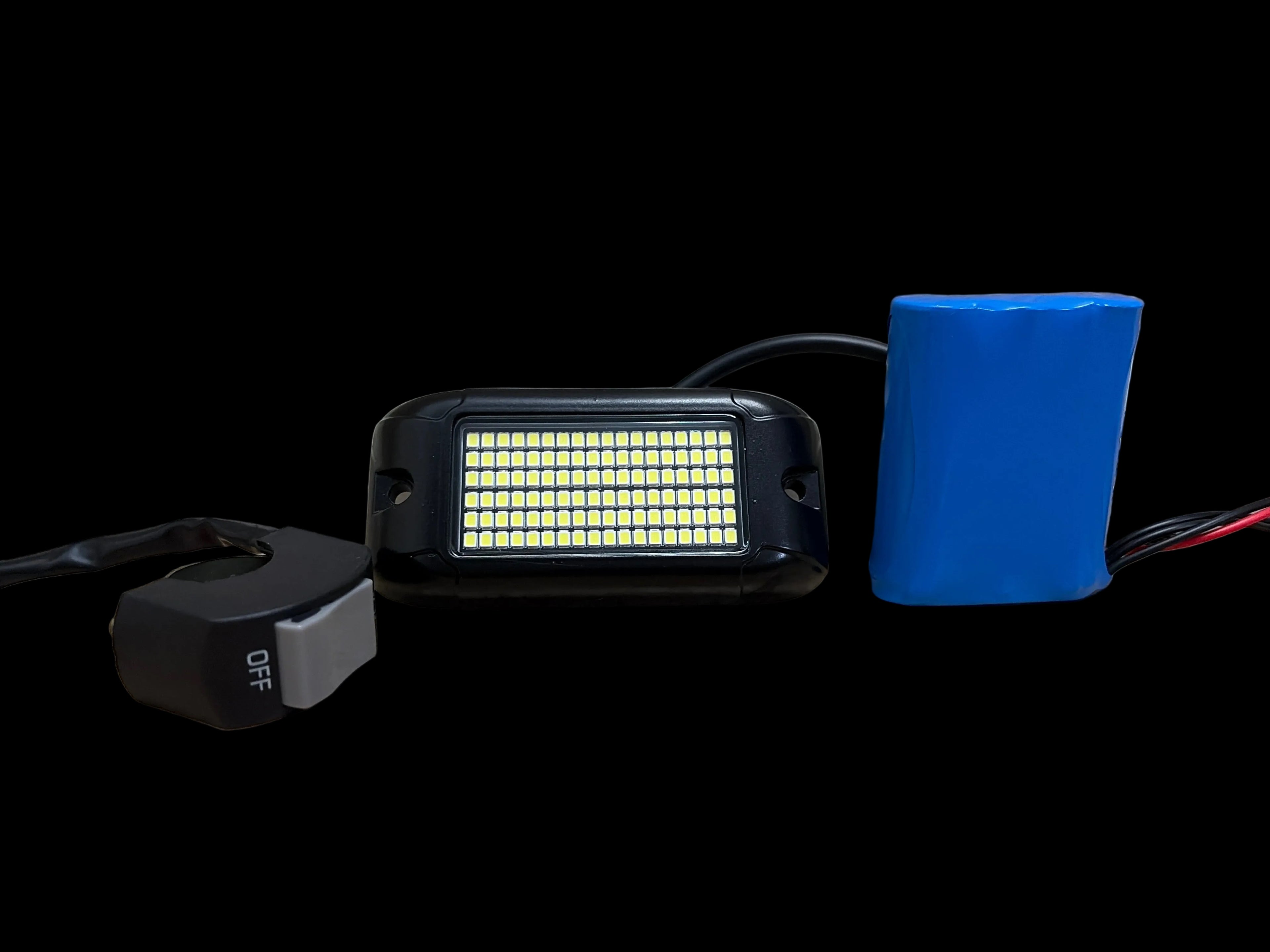 Rechargeable battery powered v3 rock light