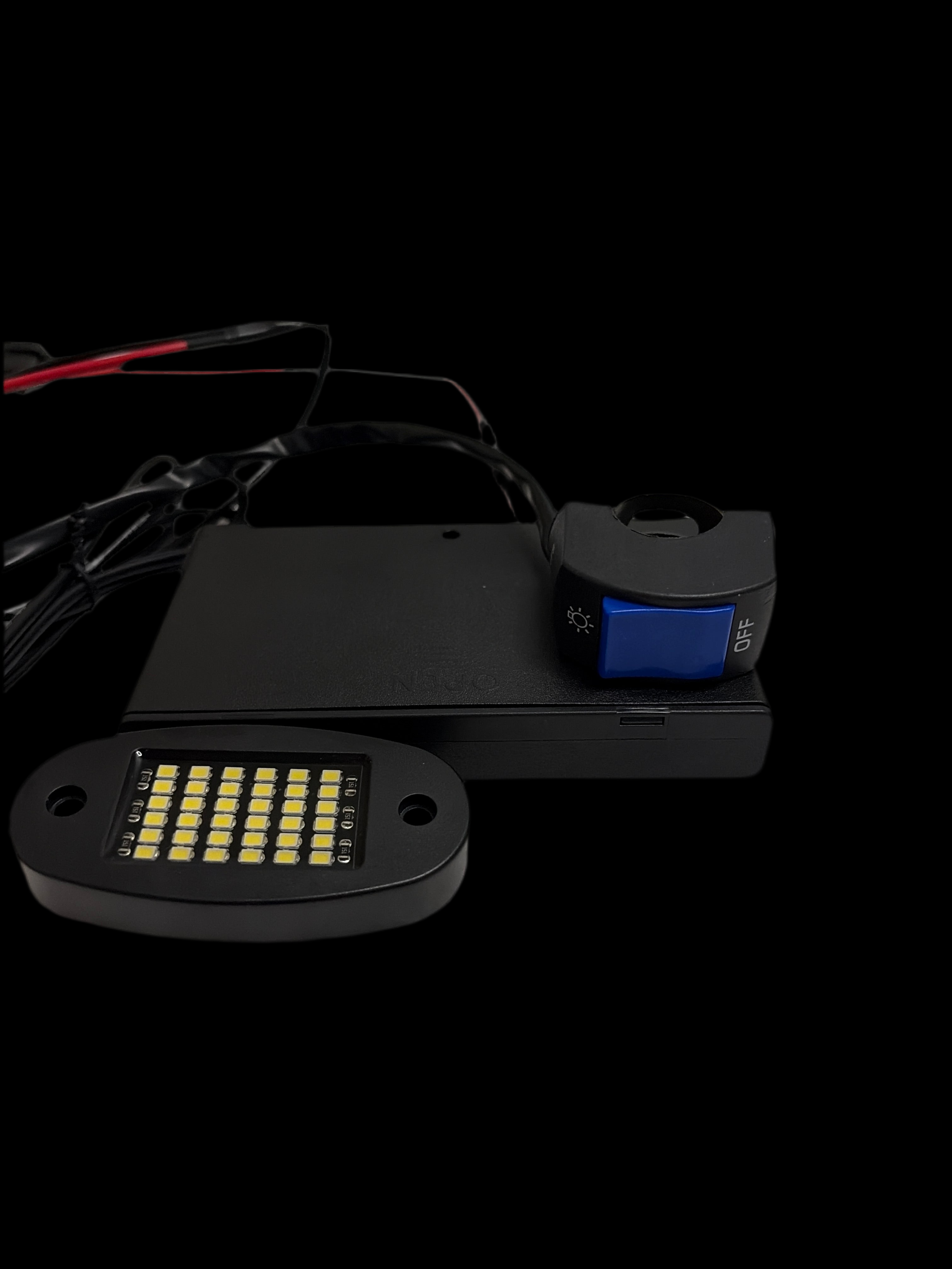 Battery powered rock light for all bike