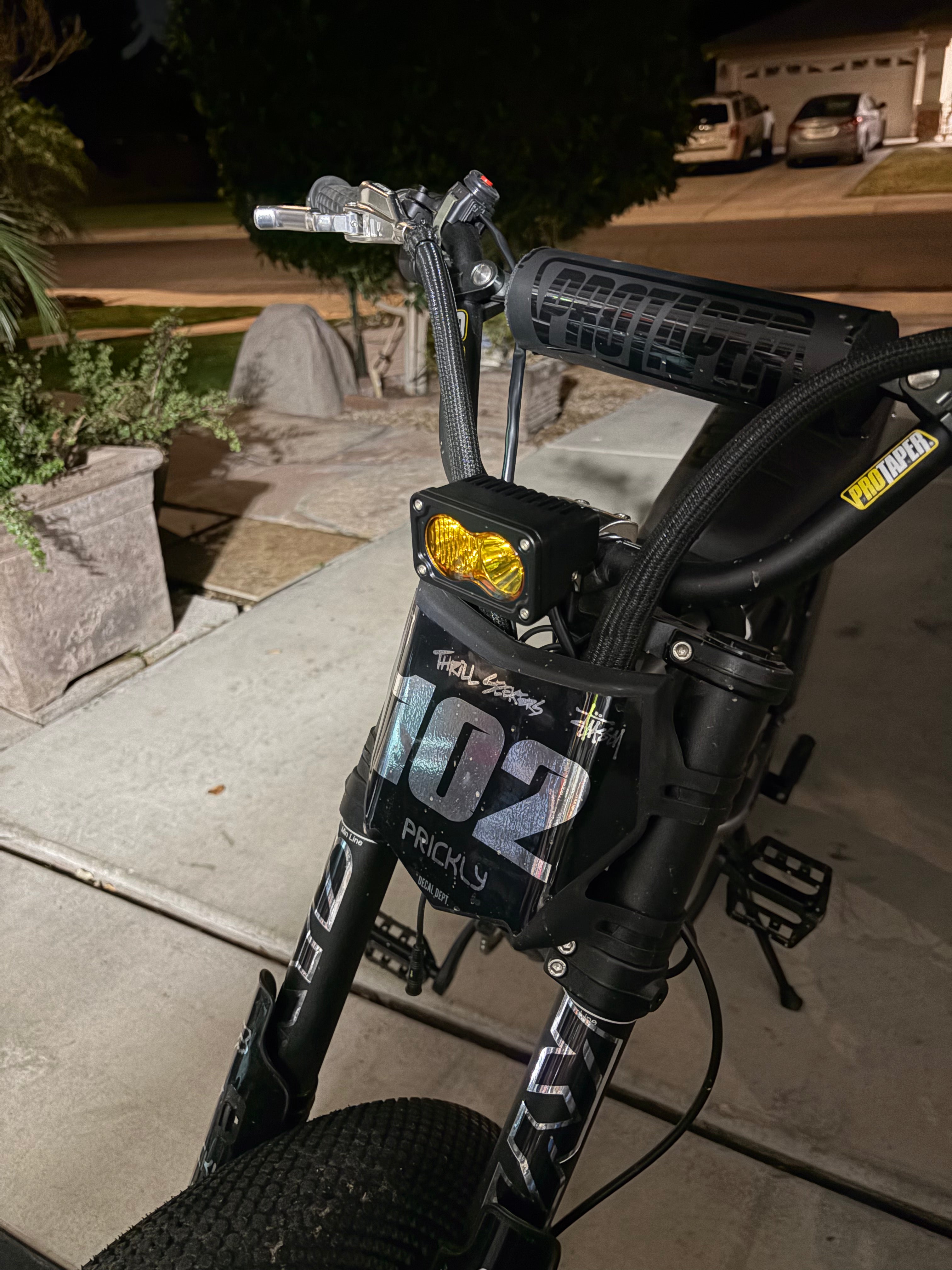 Battery powered Baja light for all bikes